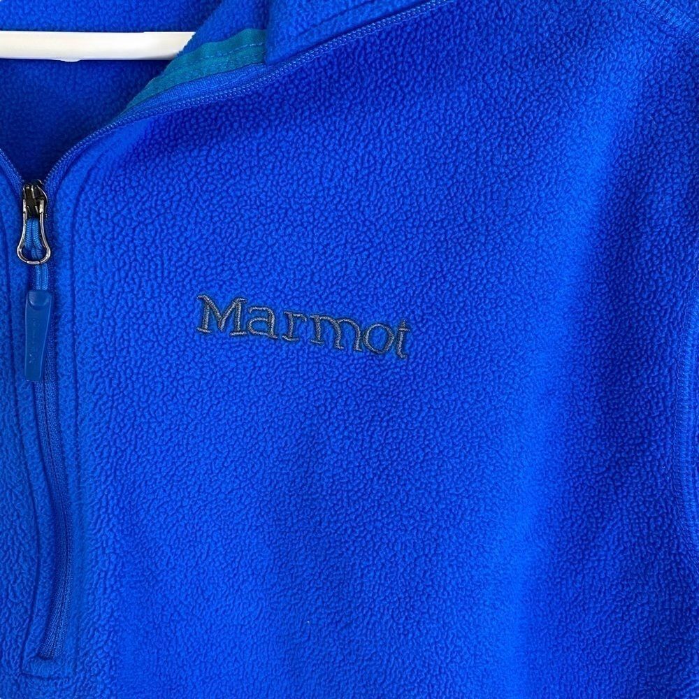 MARMOT Women's Fleece Jacket Blue Size M Medium - Picture 3 of 9